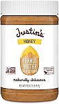 16-Oz Justin's Honey Peanut Butter Jar (Gluten Free) $3.73