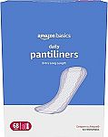68-Count Amazon Basics Daily Pantiliner (Extra Long) $3.78