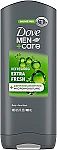 13.5 oz Dove Men+Care Body and Face Wash Refreshing Extra Fresh Body Wash $2.11
