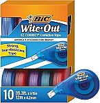 10-pack BIC Wite-Out Correction Tape $10.47