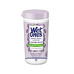 40-Count Wet Ones Antibacterial Hand Wipes (Lavender) $1.69