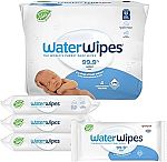 4-Pack 60-Count WaterWipes Original Baby Wipes $10.59