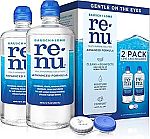 2-Pack 12oz Bausch + Lomb ReNu Contact Lens Solution $8.24