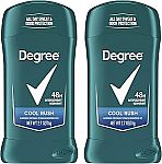 2-pack Degree Men Original Antiperspirant Deodorant Cool Rush $2.71