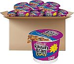 12 Count Kellogg's Raisin Bran Crunch Breakfast Cereal Cups 2.8 oz $9.60