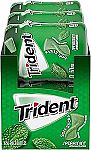 6-Pack 50-Count Trident Sugar-Free Gum (Spearmint) $14.57