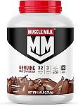 4.94 lbs Muscle Milk Genuine Protein Powder $32.60