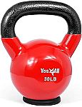 30-lb Yes4All Kettlebells Rubber Base $17