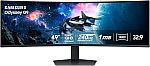 49" Odyssey G9 G95C DQHD 240Hz 1ms(GtG) DisplayHDR 1000 Curved Gaming Monitor $470 + $100 BB GC