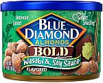 6-Oz Blue Diamond Almonds Flavored Snack Nuts (Wasabi & Soy Sauce) $2.34