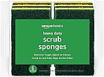 6-Pack Amazon Basics Sponges $2.55 (or 4 for $9)