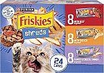 24-Ct 5.5-Oz Purina Friskies Gravy Wet Cat Food Variety Pack $9.69