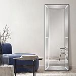 Olivia Beveled Glass Floor Mirror (2 for $99.98)