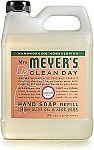33-Oz Mrs. Meyer's Hand Soap Refill (Geranium) $6.62