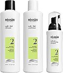 Nioxin Scalp + Hair Thickening System Kits (300mL Shampoo, 300mL Conditioner, 100mL Scalp) $27 and more