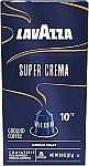 10 Count Lavazza Super Crema Aluminum Capsules Compatible with Nespresso* Original Machines $5.72