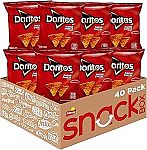 40-packs Doritos Nacho Cheese Flavored Tortilla Chips 1 oz Bag $13.98