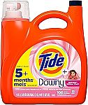 149-Oz Tide Plus A Touch of Downy Liquid Laundry Detergent, April Fresh $14