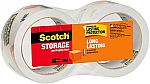 2-Pack Scotch Long Lasting Storage Packaging Tape $3.63