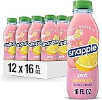 12-Pack 16-Oz Snapple Pink Lemonade $10 (Reg $14.99)