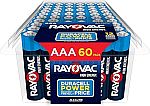 60-Count Rayovac AAA Batteries $13 (Reg $24)