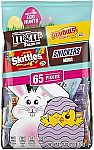 65 count Mars M&M'S, SKITTLES, SNICKERS & STARBURST Variety Pack $8
