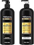 2 Count TRESemme Rich Moisture Shampoo and Conditioner 28 oz $6