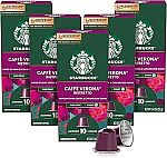 50-Count Starbucks by Nespresso Dark Roast Coffee (Caffè Verona) $16.06 ($27.84)