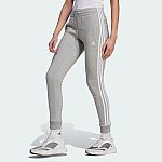 adidas Women's Essentials 3-Stripes Fleece Pants $12 + Free shipping