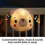 Fisher-Price Lights & Lullabies Plush Polar Bear Soother Crib Sound Machine $8.04