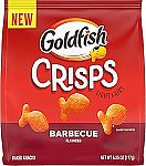 Goldfish Crisps Barbecue Flavored Baked Chip Crackers, 6.25 Oz Bag $2.82