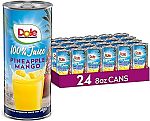 24-Pack 8-Oz Dole 100% Pineapple Mango Juice Cans $15.30 (Typical: $18.96)