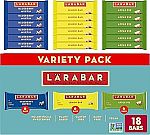18-Count Larabar Variety Snacks Pack (Blueberry Muffin, Lemon Bar, Apple Pie) $13.29 (Reg $18.99)