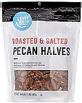 1-Lb Happy Belly Roasted and Salted Pecan Halves $7.84 (Typical $11.25)