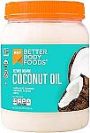 56 Fl Oz BetterBody Foods Organic Refined Coconut Oil $8.50