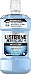 500 mL Listerine Ultraclean Alcohol Free Tartar Control Mouthwash $3.20