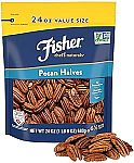 Fisher Chef's Naturals Pecan Halves 24 oz Resealable Bag $8.98