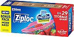 29 Count Ziploc Quart Food Storage Bags $2.31 and more