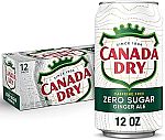 12-Pack 12-Oz Canada Dry Zero Sugar Ginger Ale Soda $4.17 (Reg $7.59)