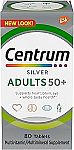 80 Count Centrum Silver Adult Multivitamin Age 50+ $2.99