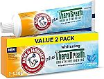 2-Pack 5.5-Oz Arm & Hammer Toothpaste Plus TheraBreath Breath Fresheners $4.09 (Reg $9.99)