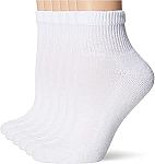6-pack Hanes Women's Ultimate Comfort Toe Seamed Ankle Socks $8