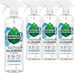 4 Count 23 oz Seventh Generation All Purpose Cleaner $12.80