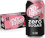12-pack Dr Pepper Zero Strawberries and Cream Soda, 12 fl oz cans $4.14