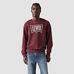 Levi's Men's Crewneck Batwing Logo Sweatshirt $13.99