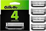 4-Count Gillette Labs Men's Razor Blade Refills $11.25