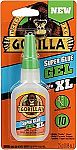Gorilla Super Glue Gel XL, Clear Glue, 25 Gram $5.98