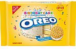 OREO Golden Birthday Cake Creme Sandwich Cookies, Limited Edition, 10.68 oz $4
