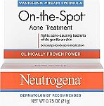 Neutrogena On-The-Spot Acne Treatment Gel with Benzoyl Peroxide 0.75 oz $3