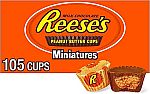 105-Pack 0.31-Oz Reese's Miniatures Milk Chocolate Peanut Butter Cups $8.64 (Reg $12.99)